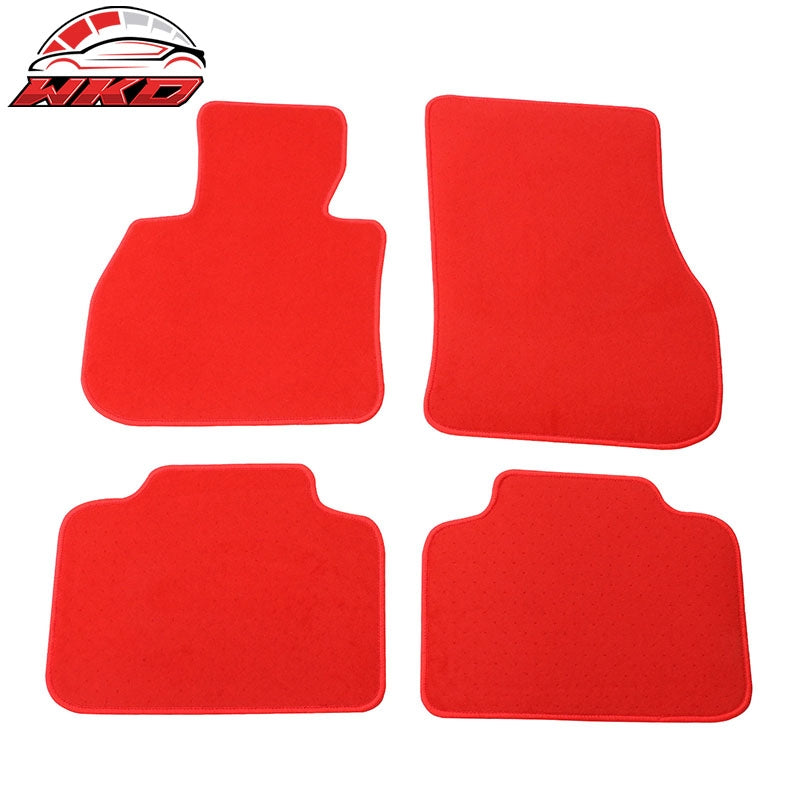 Wholesale 17-24 Mini Cooper Countryman Nylon Floor Mats Liner Red Front Rear Carpet
