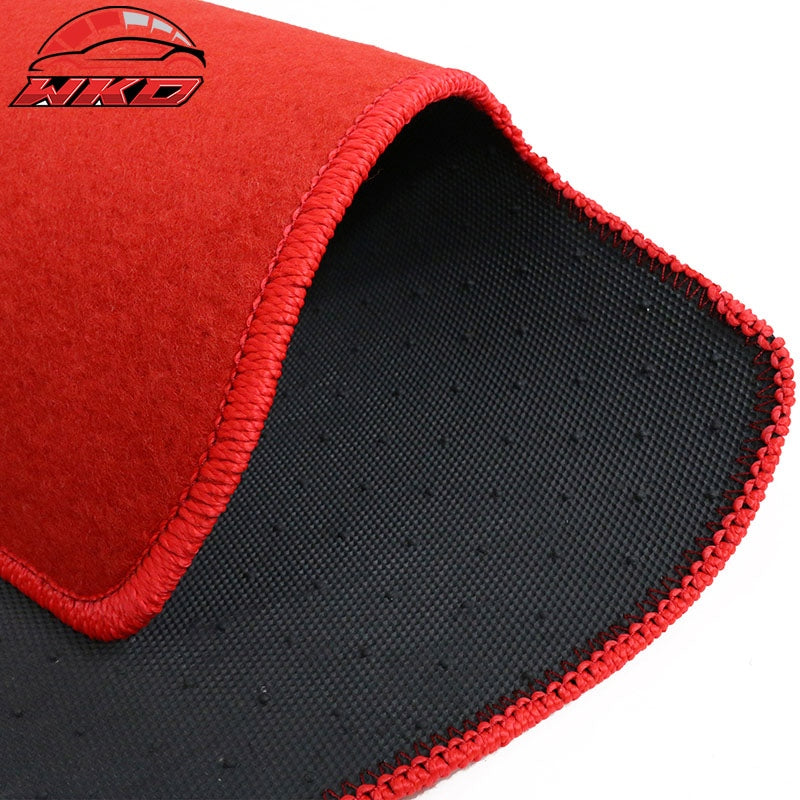Fits 17-24 Mini Cooper Countryman Nylon Floor Mats Liner Red Front Rear Carpet