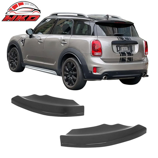 Wholesale 17-20 Mini Cooper Countryman Gloss Black MX Rear Bumper Side Corner Aprons - Wikond Auto