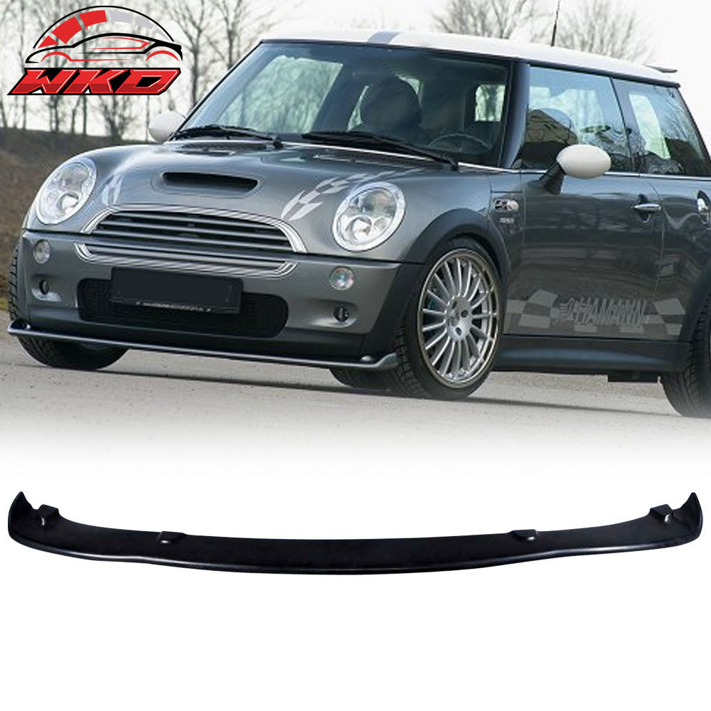 H Style Front Bumper Lip Spoiler 02-06 Mini Cooper S 03 04 05 PU