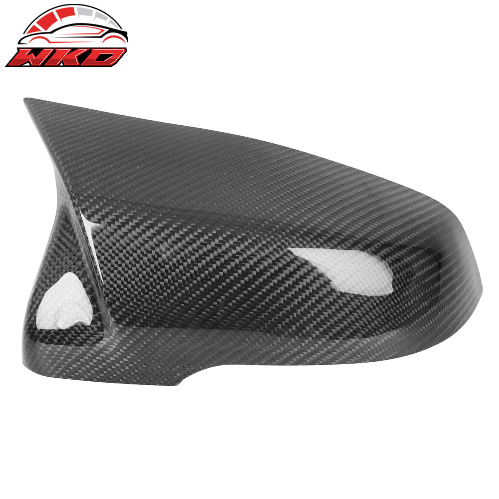 Fits BMW F20 F22 F30 F31 F32 F33 F35 F34 Side View Mirror Cover Carbon Fiber 2PC