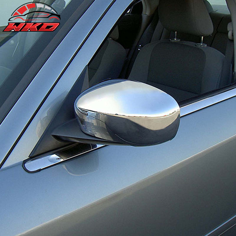 For 05-10 Chrysler 300 300C 06-10 Dodge Charger Magnum Side Mirror Cover Cap 2PC
