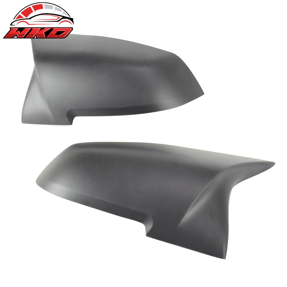 Fits 13-18 BMW F31 3 Series Matte Black Side View Mirror Covers Replacement 2PCS