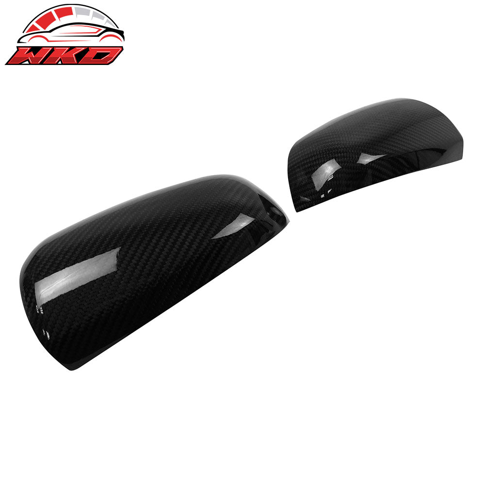 Closeout! Fits 05-08 Audi A4 A6 Mirror Covers Carbon Fiber OE Side Rear View Cap