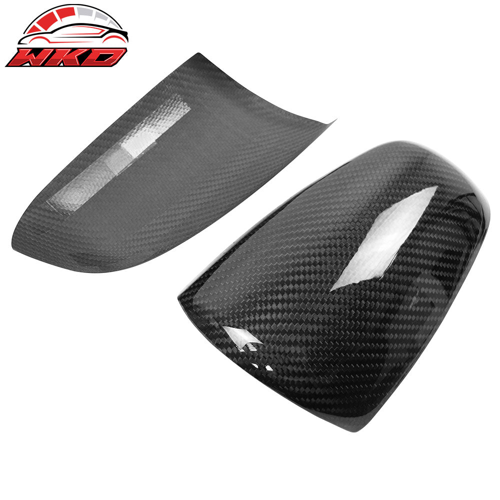 Closeout! Fits 05-08 Audi A4 A6 Mirror Covers Carbon Fiber OE Side Rear View Cap