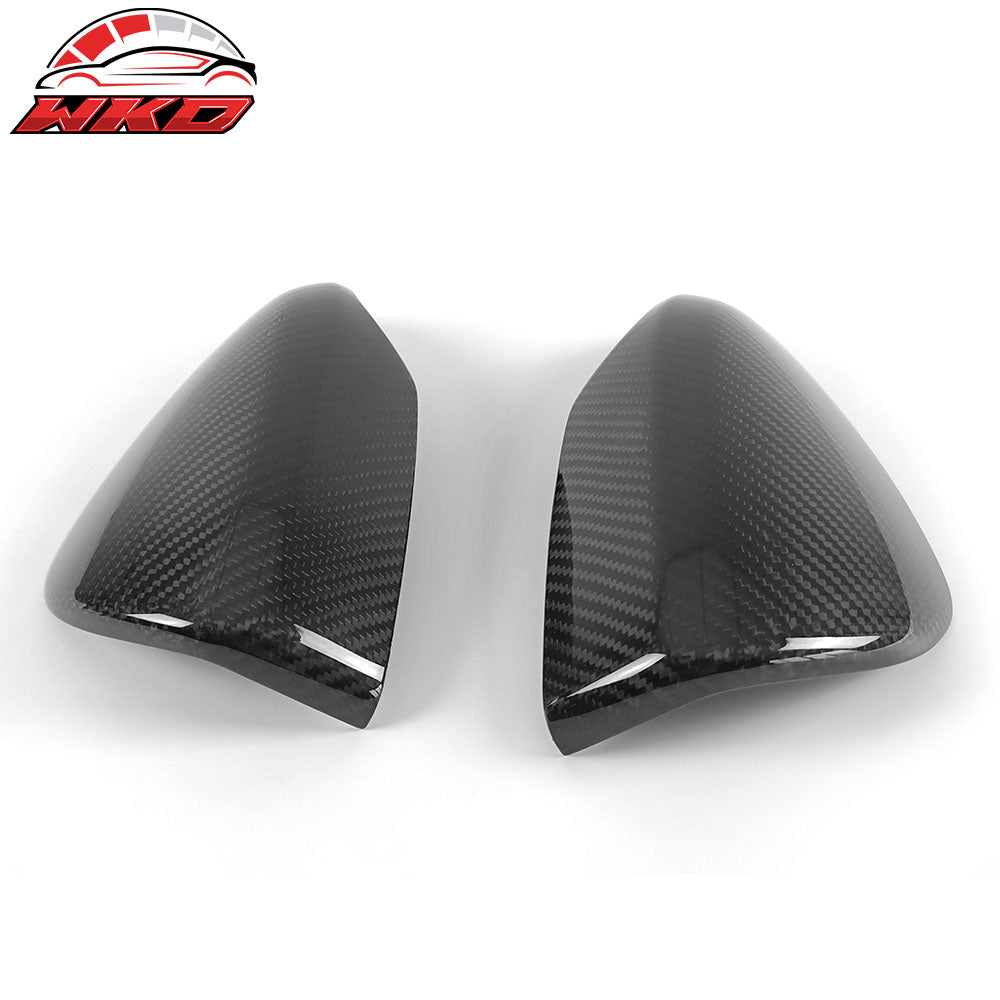 Fits 22-25 Subaru WRX 5th Rear View Mirror Covers Trim Added on Carbon Fiber CF