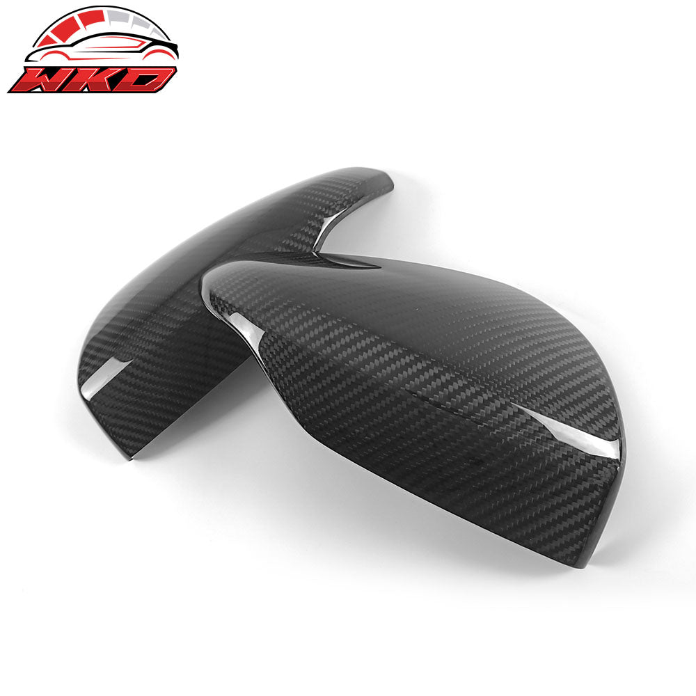 Fits 22-25 Subaru WRX 5th Rear View Mirror Covers Trim Added on Carbon Fiber CF