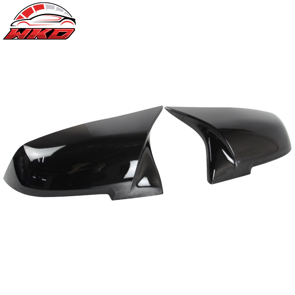 Fits BMW E84 F20 F22 F32 F33 M4 2PCS Replacement Side Mirror Covers Gloss Black