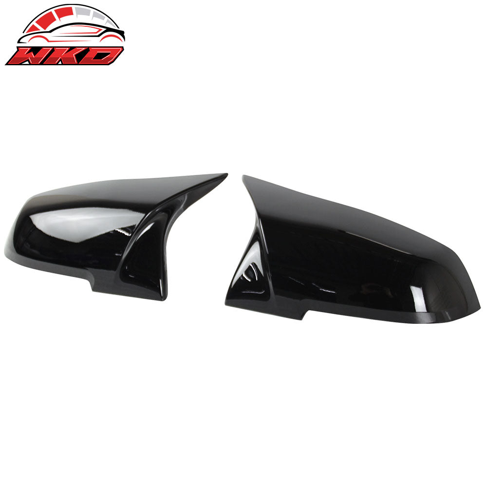 Fits BMW E84 F20 F22 F32 F33 M4 2PCS Replacement Side Mirror Covers Gloss Black