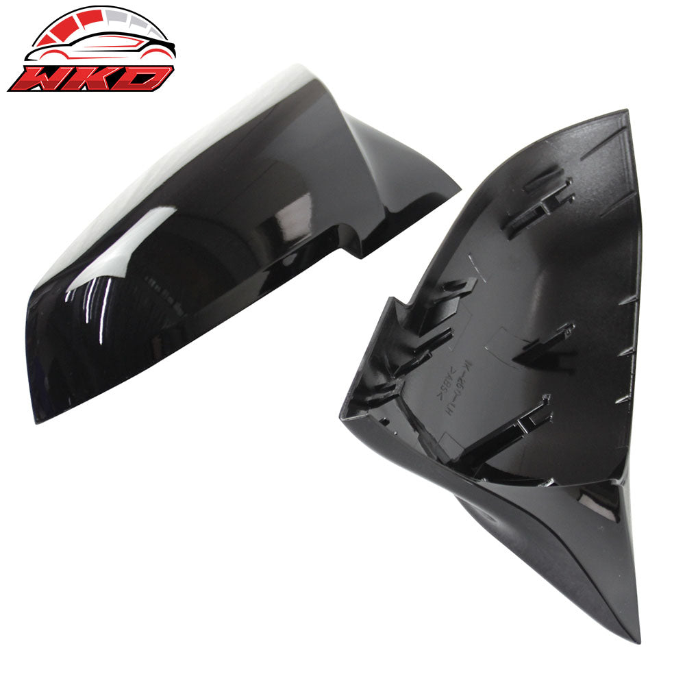 Fits BMW E84 F20 F22 F32 F33 M4 2PCS Replacement Side Mirror Covers Gloss Black