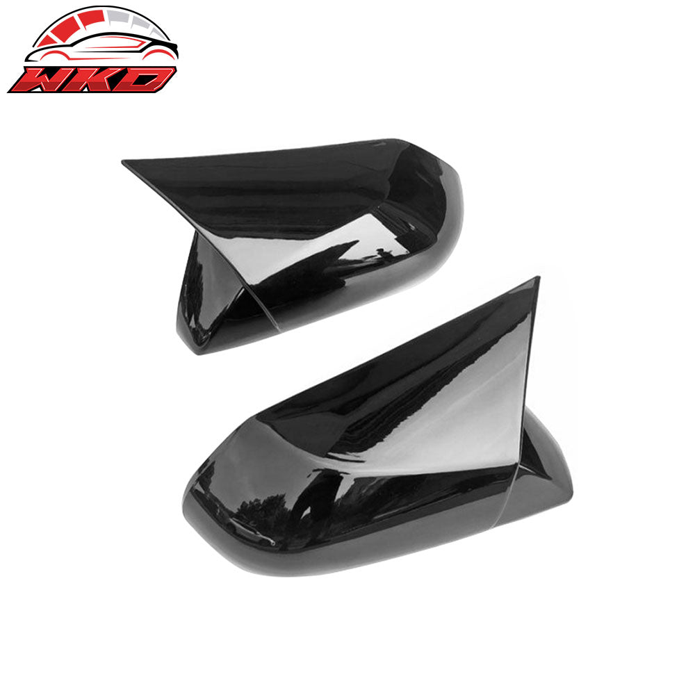 Fits 18-26 Toyota Camry/19-22 Avalon Rear View Side Mirror Covers Gloss Black