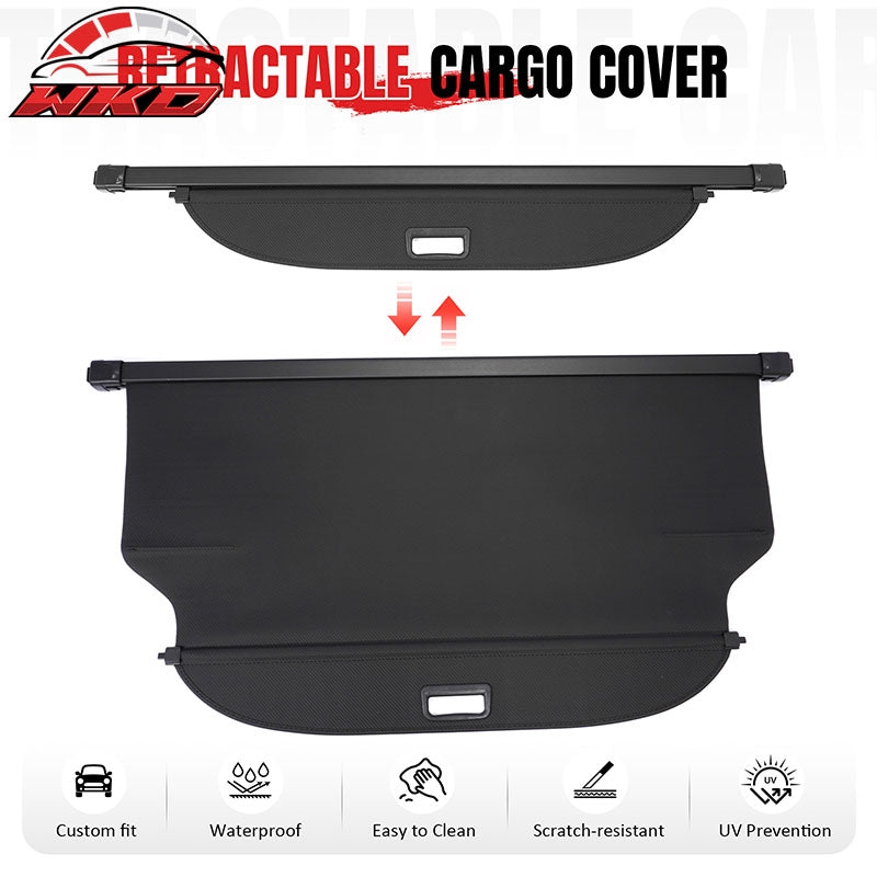 Wholesale 18-26 Mitsubishi Eclipse Cross Retractable Cargo Cover Carbon Fiber Texture - Wikond Auto