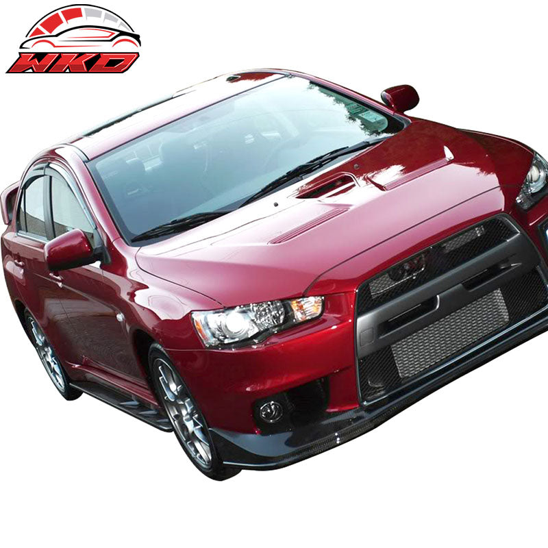 Fits 08-16 Mitsubishi Lancer EVO X Jun Style Side Skirts - Carbon Fiber CF