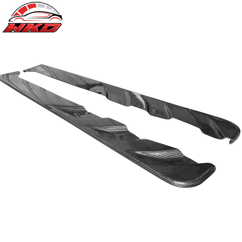 Fits 08-16 Mitsubishi Lancer EVO X Jun Style Side Skirts - Carbon Fiber CF