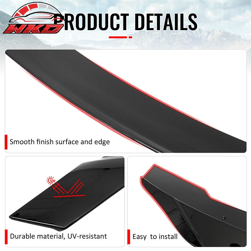 Wholesale 08-17 Mitsubishi Lancer EVO X 10 R Style Gloss Black Rear Trunk Spoiler ABS - Wikond Auto
