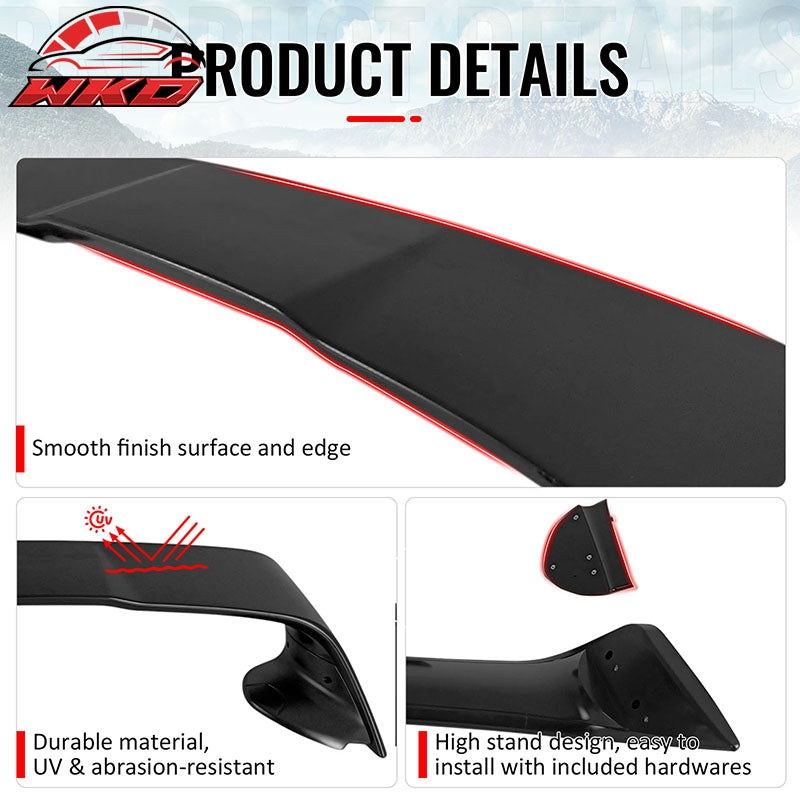 Fits 08-17 Mitsubishi Lancer Evolution X EVO Style Rear Trunk Spoiler Unpainted