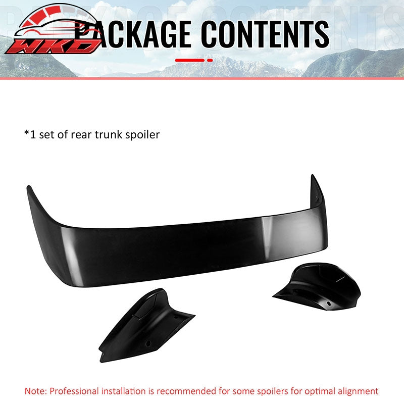 Fits 08-17 Mitsubishi Lancer Evolution X EVO Style Rear Trunk Spoiler Unpainted
