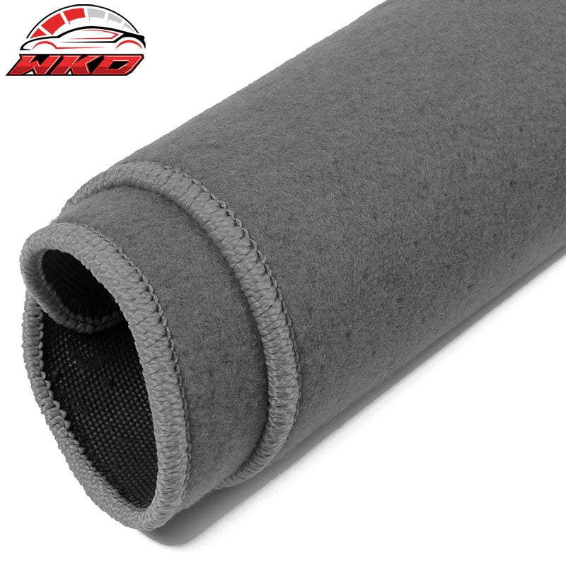 Fits 08-17 Mitsubishi Lancer Floor Mats Liner Front Rear Grey Nylon Carpet 4PCS