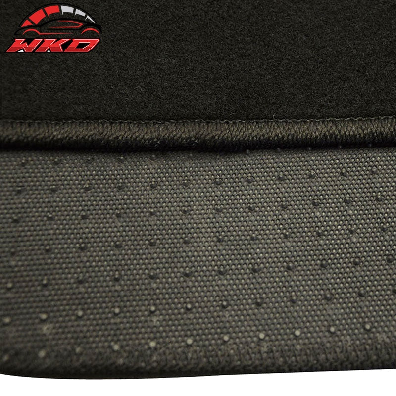 Fits 08-17 Mitsubishi Lancer Nylon Black Floor Mats Non-Slip Auto Carpets 4PC