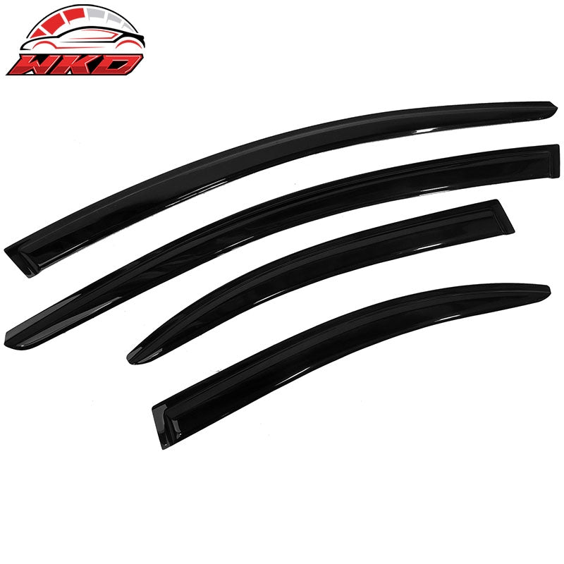Wholesale 08-17 Mitsubishi Lancer EVO 10 X Window Visors Acrylic Rain Guard Deflector