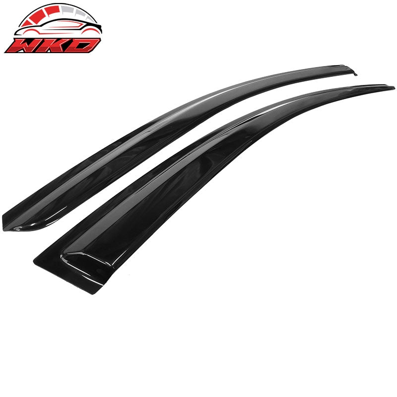 Fits 08-17 Mitsubishi Lancer EVO 10 X Window Visors Acrylic Rain Guard Deflector