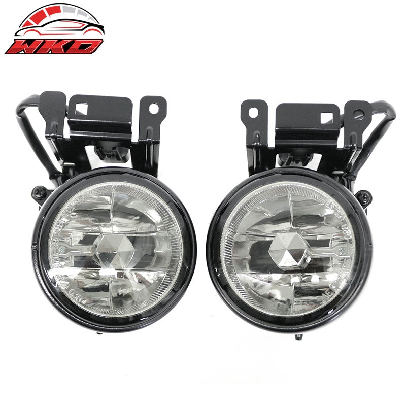 Wholesale 00-04 Mitsubishi Montero Sport Front Bumper Fog Lights Lamps Smoke Lens Default Title - Wikond Auto