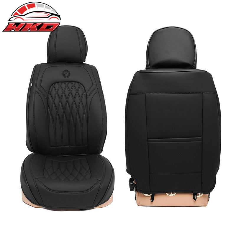 Fits Most 5 Passenger Cars Seat Covers 05 Style Front Rear Row Seat Protector PU