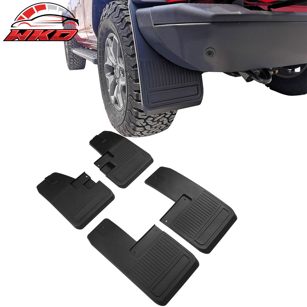 Fits 21-25 Ford Bronco 2/4 Door Black Front Rear Mud Flaps Splash Guards PP 4PCS