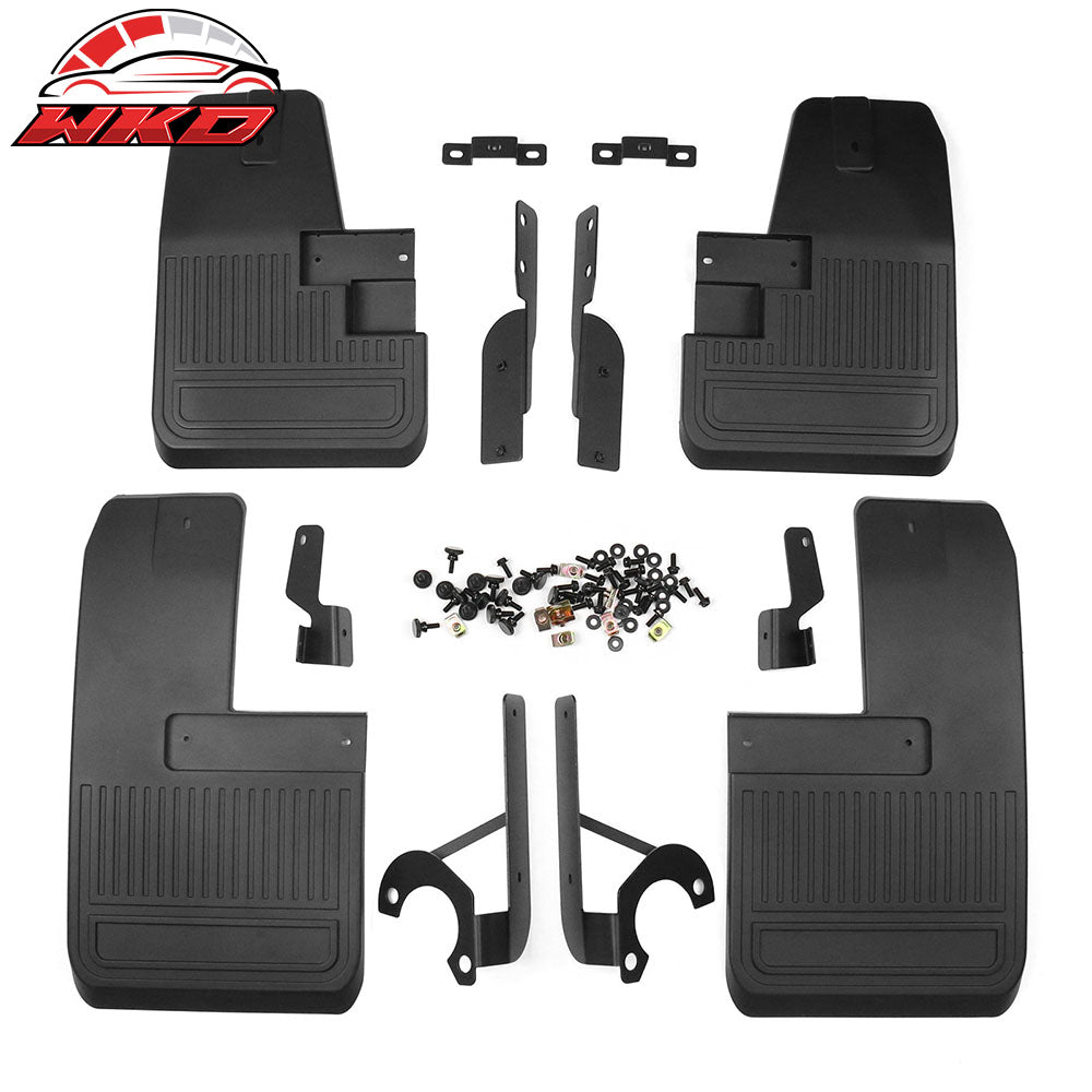Fits 21-25 Ford Bronco 2/4 Door Black Front Rear Mud Flaps Splash Guards PP 4PCS
