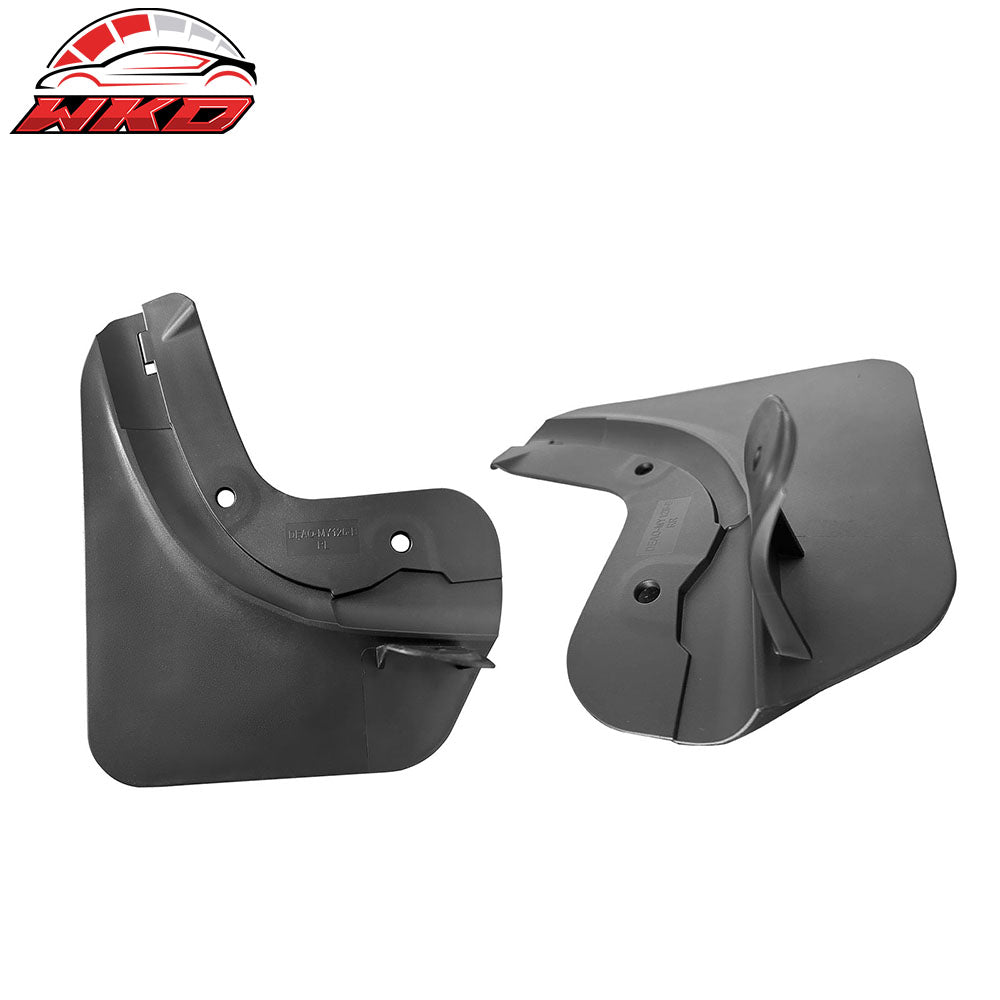 Fits 20-24 Tesla Model Y OE Style Mud Guards Splash Flaps Fender Black TPE 4PCS