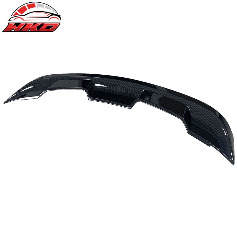 Fits 10-14 Ford Mustang 2020 GT500 Style Trunk Spoiler Wing Carbon Fiber Print