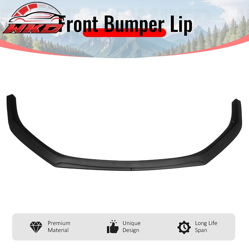 Fits 24-26 Ford Mustang S650 Performance Ikon Style Front Bumper Lip Matte Black