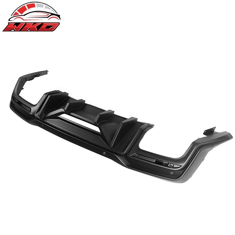 Fits 15-23 Mustang Dark Horse Rear Bumper + Rock Diffuser +GT-C Light +Reflector