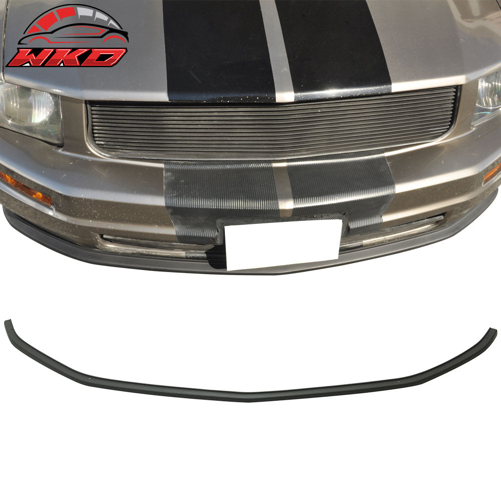 Fits 05-09 Ford Mustang V6 2Dr STI Style Front Bumper Lip Spoiler - PU