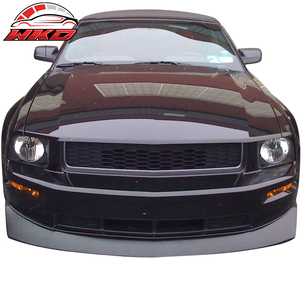 Fits 05-09 Ford Mustang V8 Front Bumper Lip Spoiler CV-Style PU