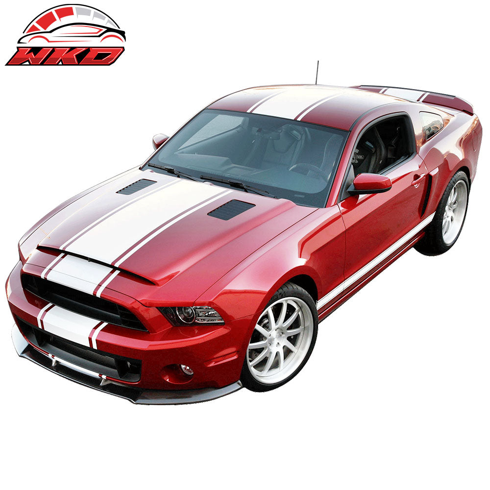 Fits 10-14 Ford Mustang Shelby GT500 OE Style Front Bumper Lip Spoiler PP