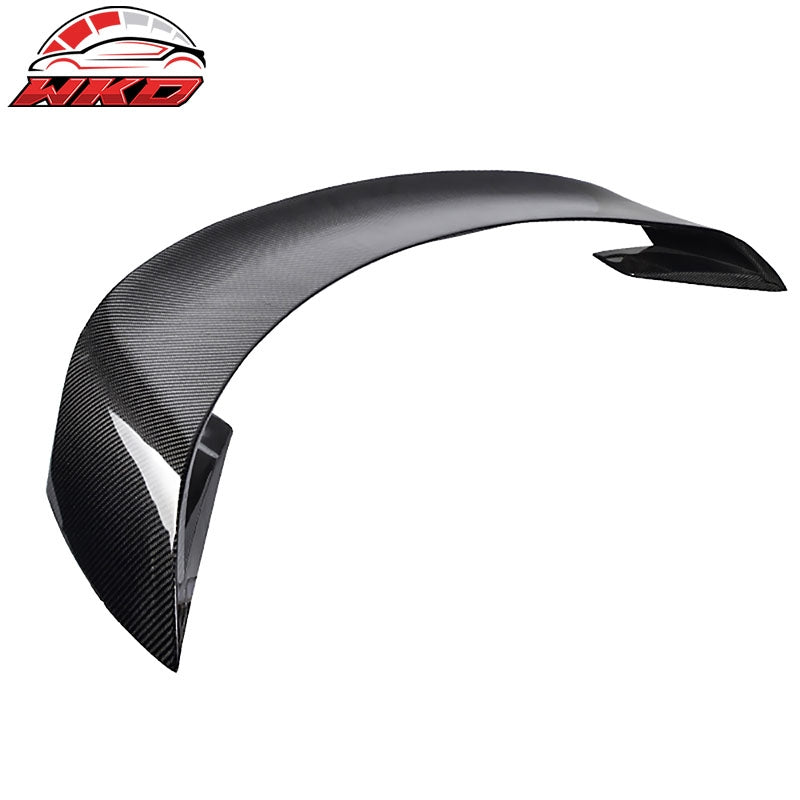 Fits 15-23 Ford Mustang GT350R Style Trunk Spoiler Wing - Matte Carbon Fiber