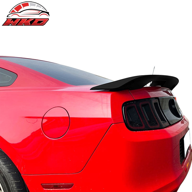 Fits 10-14 Ford Mustang GT500 Style Rear Trunk Spoiler Wing Duckbill Matte Black