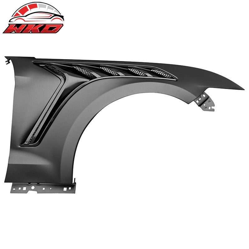 Fits 15-17 Mustang GTD Style Front Fenders Aluminum Driver Passenger Side Panel
