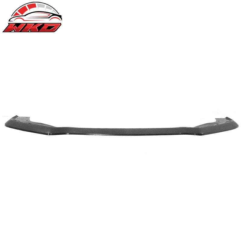 Fits 21-23 Mustang Mach 1 Handling Package Front Bumper Lip Carbon Fiber Print