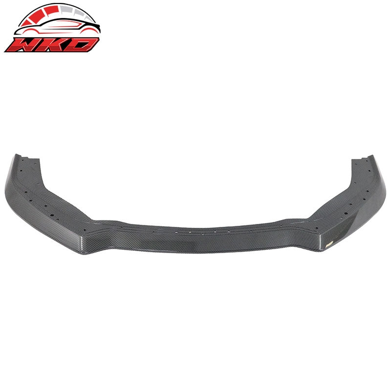 Fits 21-23 Mustang Mach 1 Handling Package Front Bumper Lip Carbon Fiber Print