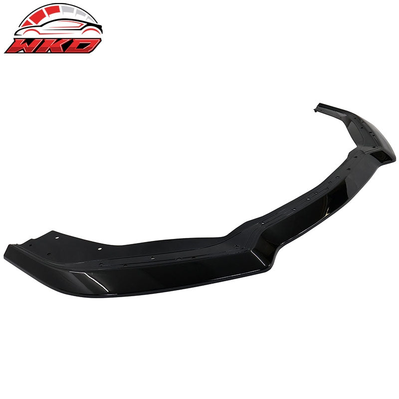 Fits 21-23 Ford Mustang Mach 1 Handling Package Front Bumper Lip Gloss Black PP