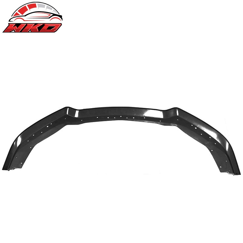 Fits 21-23 Mustang Mach 1 Handling Package Style Front Bumper Lip Matte Black PP