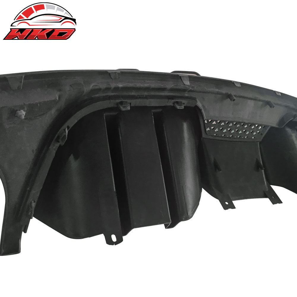 Fits 15-17 Ford Mustang R-Spec V2 Lower Rear Diffuser For PREMIUM Bumper