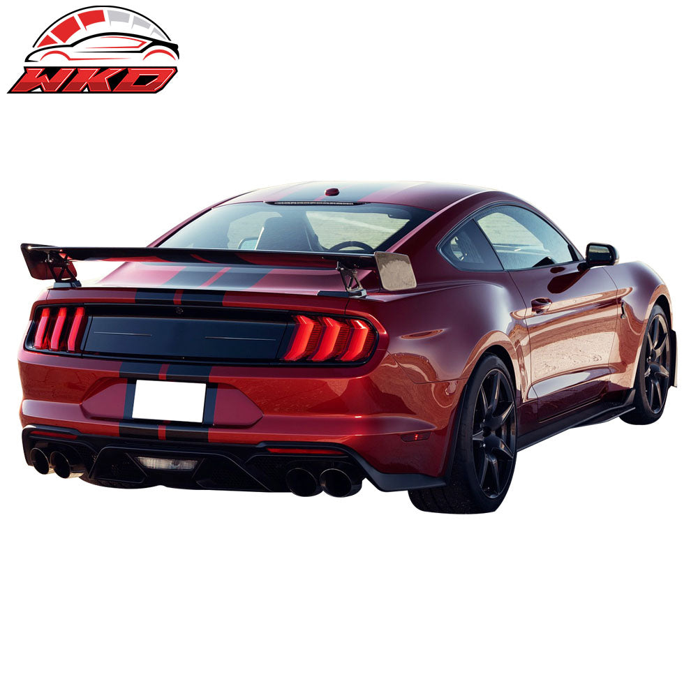 Fits 18-23 Ford Mustang GT500 Style Rear Diffuser Bumper Lip Spoiler - PP