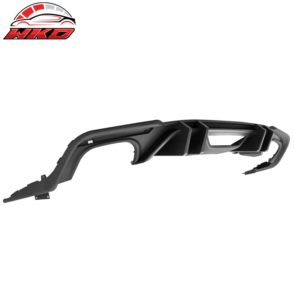 Fits 18-23 Ford Mustang S550 2-Door Competition Matte Black PP Rear Diffuser