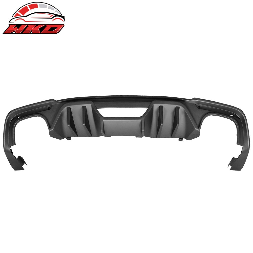 Wholesale 18-23 Ford Mustang S550 Coupe Rock Style Rear Diffuser Lip Matte Black PP