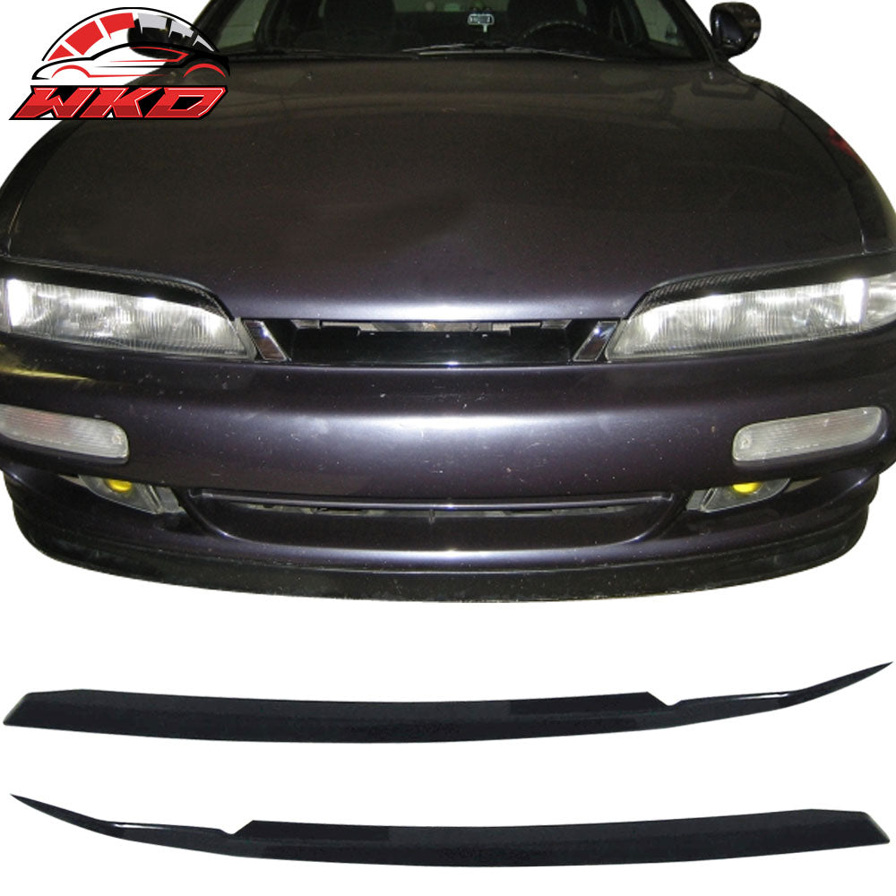 Fits 97-98 Nissan 240SX S14 Eyelids Paintable Surface Eyebrows