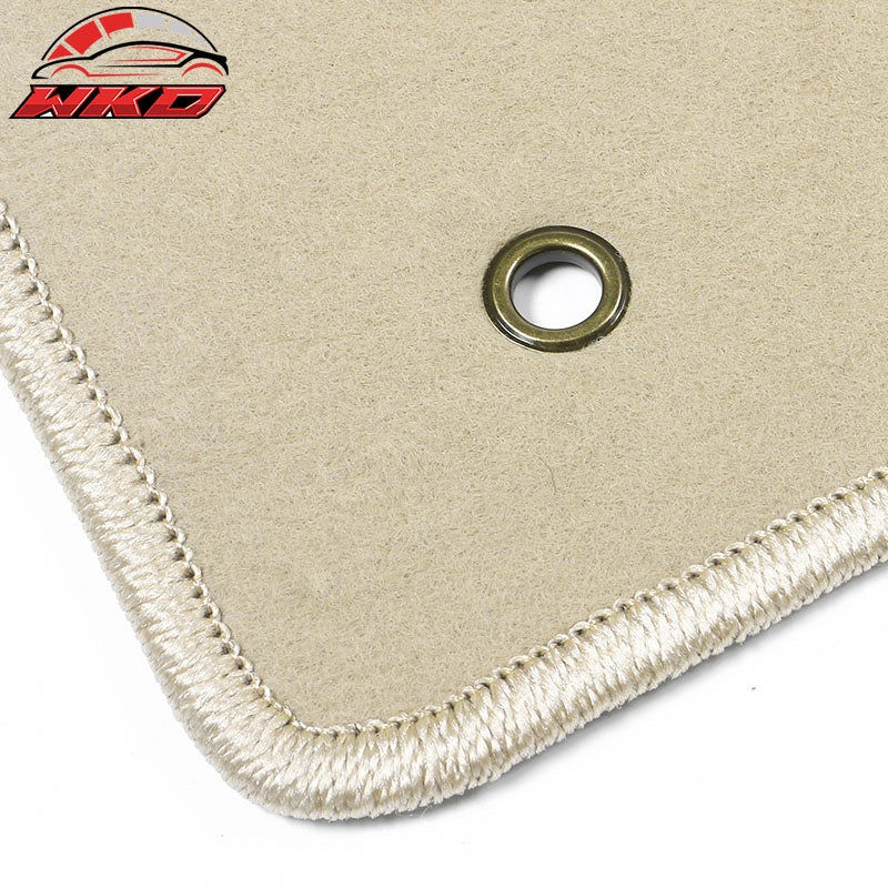 Fits 90-96 Nissan 300ZX Car Beige Floor Mats Liner 1st 2nd Row Carpet Nylon 4PC