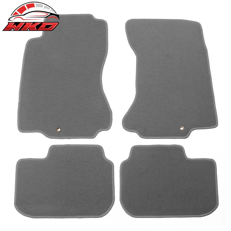 Wholesale 90-96 Nissan 300ZX Grey Car Floor Mats Liner 1st 2nd Row Nylon Carpets 4PC